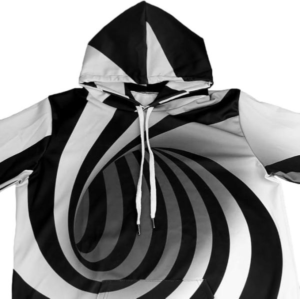 Graphic Hoodies for Men Funny Novelty Pullover Sweatshirt Xmas Gifts Black red Anime Hoodie Cool Designs Rapper - Image 3