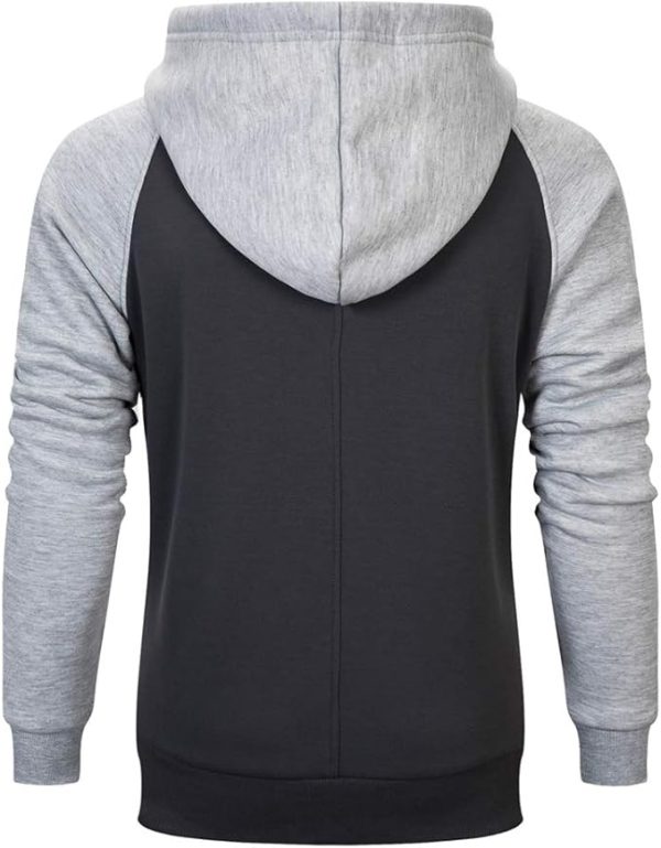 Hoodies for Men Pullover Hooded Sweatshirt with Kange Pocket - Image 3