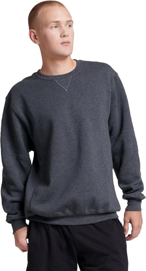Russell Athletic Men's Dri-Power Fleece Sweatshirts, Moisture Wicking, Cotton Blend, Relaxed Fit, Sizes S-4x - Image 3