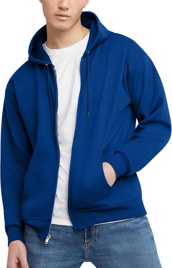 Hanes Men's EcoSmart Fleece Full-Zip Hoodie Sweatshirt