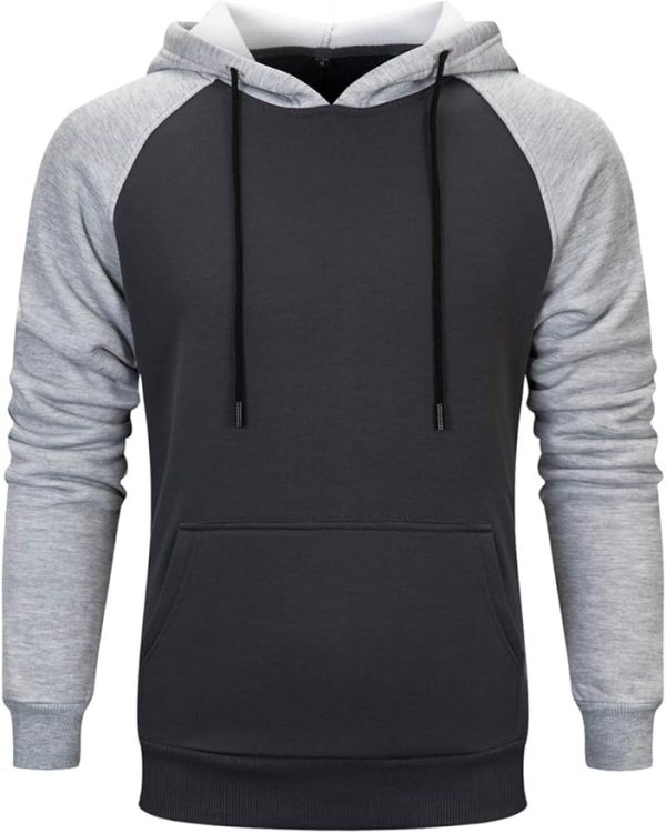 Hoodies for Men Pullover Hooded Sweatshirt with Kange Pocket