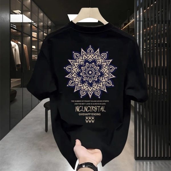 Demon skull mandala T-Shirt - Image 2
