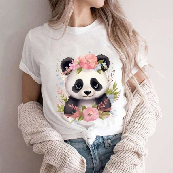 Panda Love is the Best Love Classic T-Shirt - Image 2