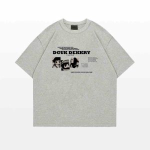 Pure Cotton Summer Round Neck Short Sleeve T-shirt